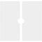 Ekena Millwork Embry Architectural Grade PVC Contemporary Ceiling Medallion, Two Piece, 26"OD x 3"ID x 9"C x 1"P CMP26EY2-03000 - alternate 2